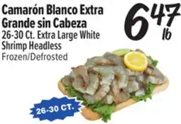 El Super 26-30 Ct. Extra Large White Shrimp offer
