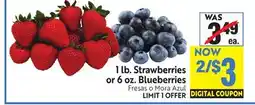 Foodmaxx 1 lb. Strawberries or 6 oz. Blueberries offer