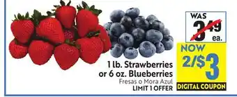 Foodmaxx 1 lb. Strawberries or 6 oz. Blueberries offer