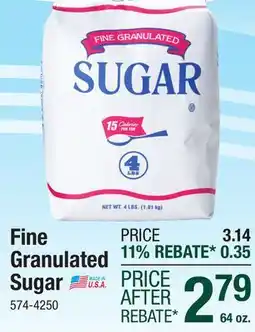 Menards Fine Granulated Sugar offer