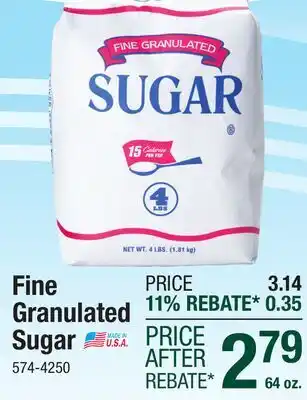 Menards Fine Granulated Sugar offer