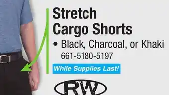 Menards Stretch Cargo Shorts offer