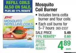Menards Mosquito Coil Burner offer