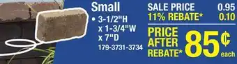Menards Small offer