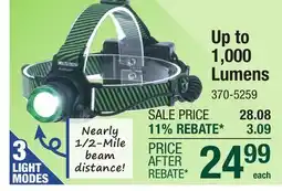 Menards Up to 1,000 Lumens offer