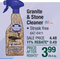Menards Granite & Stone Cleaner offer