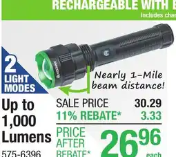 Menards LED FLASHLIGHTS offer