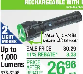 Menards LED FLASHLIGHTS offer