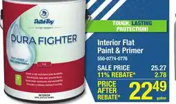 Menards Interior Flat Paint & Primer offer