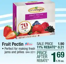Menards Fruit Pectin offer