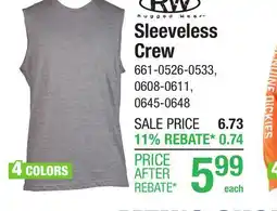 Menards Sleeveless Crew offer