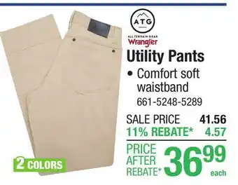Menards Utility Pants offer