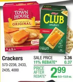 Menards Crackers offer