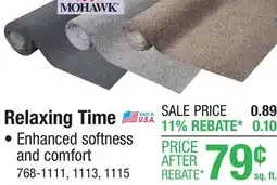 Menards Relaxing Time offer