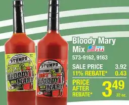 Menards Bloody Mary Mix offer