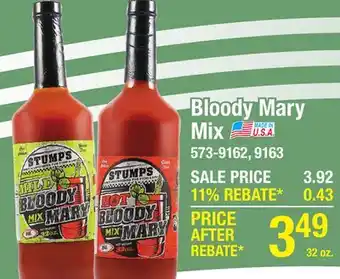 Menards Bloody Mary Mix offer