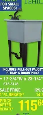 Menards LAUNDRY TUB KITS offer