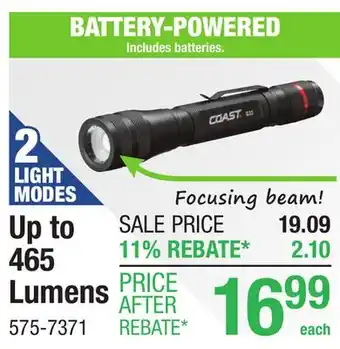 Menards Up to 465 Lumens offer