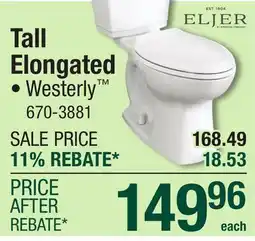 Menards Tall Elongated offer