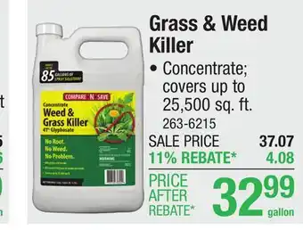 Menards Grass & Weed Killer offer