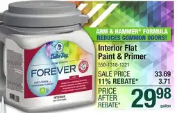 Menards Interior Flat Paint & Primer offer