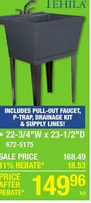 Menards 22-3/4W x 23-1/2D offer