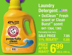 Menards Laundry Detergent offer