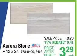 Menards Aurora Stone offer