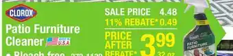 Menards Patio Furniture Cleaner offer
