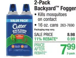 Menards 2-Pack Backyard Fogger offer