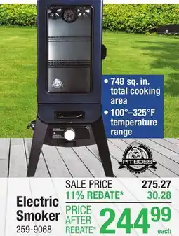 Menards Electric Smoker offer