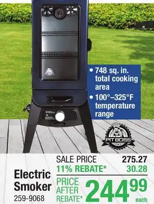 Menards Electric Smoker offer