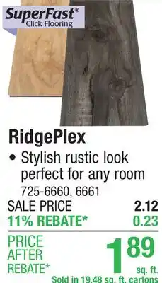 Menards RidgePlex offer