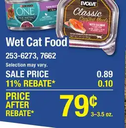 Menards Wet Cat Food offer