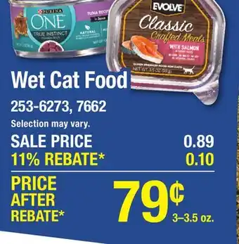 Menards Wet Cat Food offer