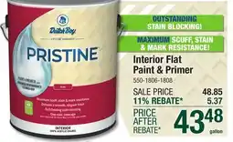 Menards Interior Flat Paint & Primer offer