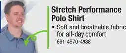 Menards Stretch Performance Polo Shirt offer