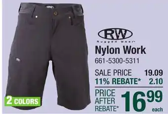 Menards Nylon Work offer
