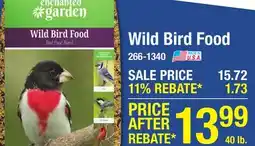Menards Wild Bird Food offer