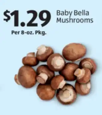 Aldi Baby Bella Mushrooms offer