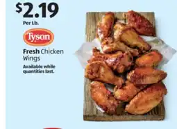 Aldi Tyson Fresh Chicken Wings offer