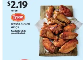 Aldi Tyson Fresh Chicken Wings offer