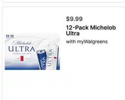 Walgreens 12-Pack Michelob Ultra offer
