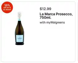 Walgreens La Marca Prosecco, 750ml offer
