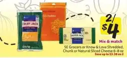 Winn Dixie SE Grocers or Know & Love Cheese offer