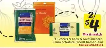 Winn Dixie SE Grocers or Know & Love Cheese offer