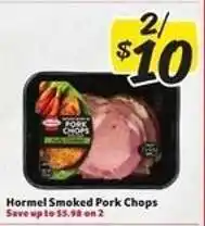 Winn Dixie Hormel Smoked Pork Chops offer