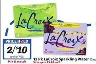 Winn Dixie LaCroix Sparkling Water offer