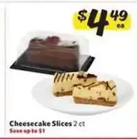 Winn Dixie Cheesecake Slices offer