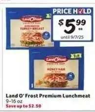 Winn Dixie Land O'Frost Premium Lunchmeat offer